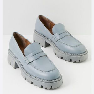 Free People Lyra Lug Sole Loafers Size 36.5